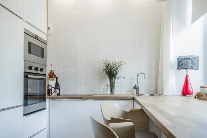 wide table instead of window sill