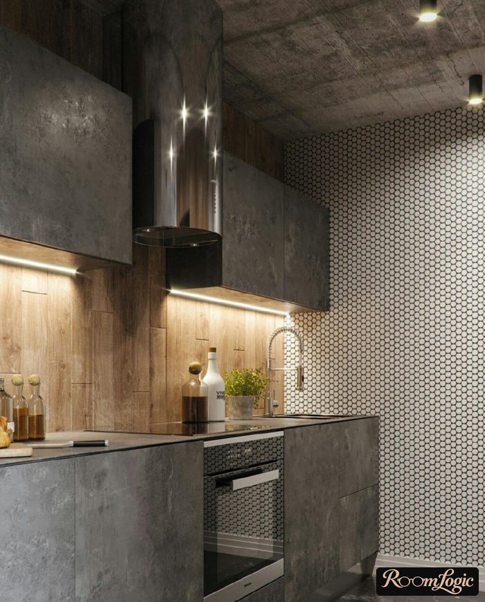 with what color does gray go in kitchen interior