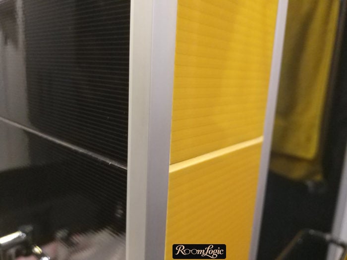 yellow and black grout