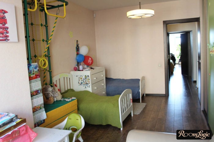 zoning and furniture arrangement in kids’ room